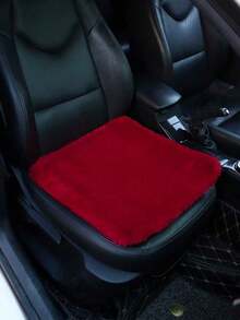 1pc Pink Plush Car Front Cushion, Universal Auto Interior Decoration,Car Acessesories YCZ1 - Pink - View 5