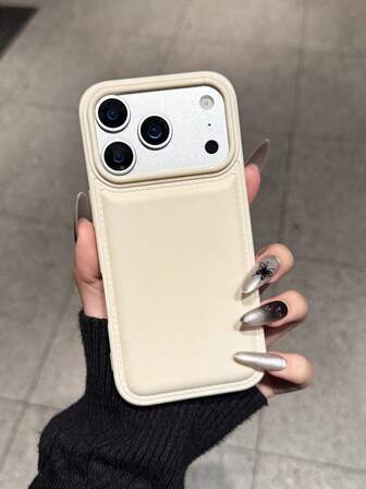 1ชิ้น เคสโทรศัพท์ป้องกันลายหนังกันรอยขีดข่วนแบบใหม่ เหมาะสำหรับ iPhone 15 Pro Max, 14 Plus, 13 Pro Max, 12, 11, 7G, 7P, IX, XR, XS Max, 17 Pro, Air พร้อมการป้องกันเลนส์กล้องที่ยื่นออกมาและป้องกันการตกกระแทก