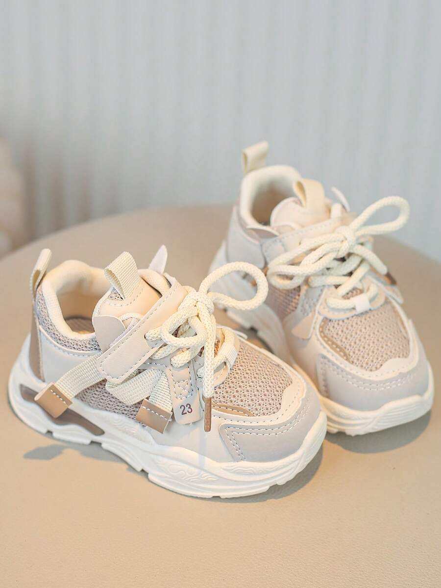 1 Pair Kids' Lightweight Sports Shoes, Boys' And Girls' Running Sneakers, Spring/Autumn