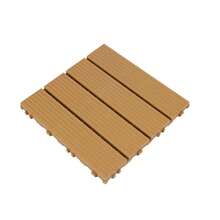 Waterproof Interlocking PVC Deck Tiles, 11Pcs Non-Slip Patio Flooring Tiles, Weather Resistant For Garden Balcony Terrace - Multicolor - View 13