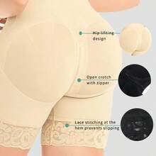 High Compression Body Shapewear Women F Ajas Colombianas Corrective Girdle Tummy Control Post Liposuction BBL Slimming Waist Belt - Apricot - View 10