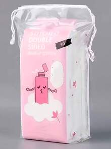 50pcs/100pcs/222pcs Multi-Purpose Thickened Makeup Pads, Double-Sided Stitched, For Nail Polish Removal, Skin Care, Wet Compress, Home/Travel Use - Multicolor - View 8