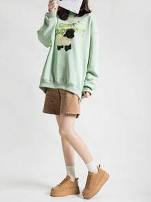 Alan Vincent [厚底系列] 新款女士休闲鞋，女士厚底鞋，棕色鞋，舒适运动鞋，增高5厘米，派对鞋，适合娇小女性，透气运动鞋，时尚百搭 - 棕色 - 查看 9