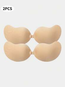 4/2/1 Pcs Sticky Silicone Backless Bras, Invisible Bras, Reusable, Front Closure, Bust Enhancing - Skin-Friendly Cups, Fits A-D Cups, Suitable For Summer Dresses/Backless Gowns - Multicolor - View 21