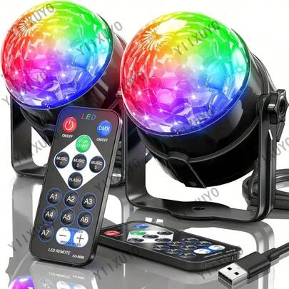 Neon Sign,Projector Lamp, USB Power Supply-Powered Mini Disco Ball Lamp