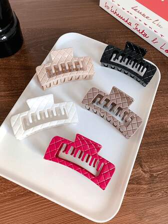 1pc New Style High-End Soft Silicone Hair Claw Flexible Hairpin Hair Accessory Elegant Hair Clip Without Damaging Hair Elegant Claw Clips Fashion Hair Clutch