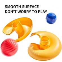 Frog Spinner Fun: divertido juguete infantil con pista deslizante y 2 bolas - Multicolor - Ver 2