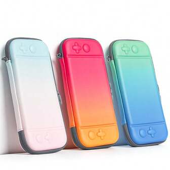 TOPWOLF Switch/Switch Lite Portable Storage Skin-Friendly Materials EVA Bag Hard Carrying Case Fits The Switch Perfectly Hard Shell Protects The Device