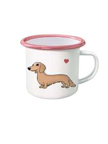 1PC Personalized Customized Dachshund White Mug, Customized Water Cup, Customized Coffee Cup, Customized Halloween, Christmas Gift, Iced Coffee Cup, 24 Dachshund Patterns To Choose From, Customized Iced Coffee Cup - Multicolor - View 48