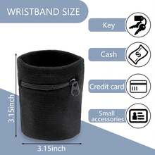 Bolsa de muñeca para deportes al aire libre, brazalete, bolsa de teléfono para el brazo, bolsa de fitness para el brazo, cartera, bolsa con correa para la muñeca, bolsa de almacenamiento para correr