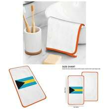 Naranja + Toallas de mano - 16x28 pulgadas