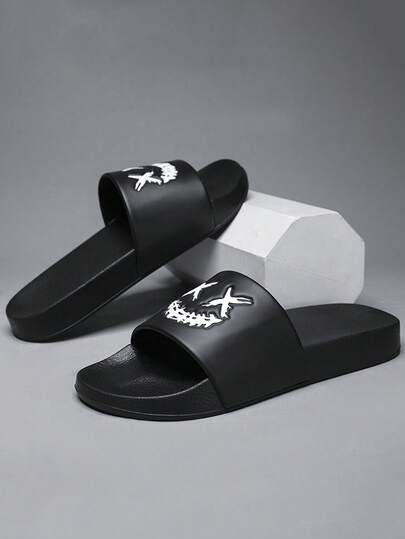 Plus Size 23# Men's Summer Slippers, Size 36-48, Outdoor Comfortable Casual Shoes, Lightweight Non-Slip House Slippers, Wear-Resistant Breathable Men's Sandals, Outdoor & Daily Wear (Asymmetric Pattern). The Soles Of These Slippers Are Made Of EVA Material. Do Not Expose To Direct Sunlight For A Long Time, Otherwise The Shoes Will Shrink.