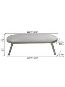 Repose-bras pliable pour manucure, coussin de manucure doux pour table de manucure, oreiller pour main pour salon de manucure - gris