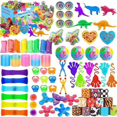 75 piezas de relleno para bolsas de fiesta, set, rellenos para calcetines navideños, a granel para el aula, premios para caja del tesoro, rellenos para piñatas, suministros para fiestas de cumpleaños de adultos