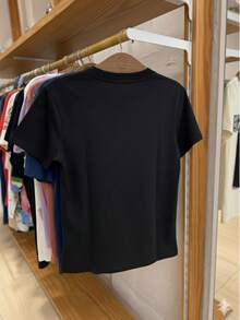 Women's T-Shirt "Coconut Iced" Vibrant Tropical Design 100% Cotton Streetwear Immediate Shipping - Black - View 2