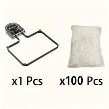 1个强力吸盘式厨房水槽过滤器 - 一次性厨房滤网，防止堵塞，耐用PET材质，适用于剩菜剩饭和垃圾，厨房用品，厨房配件，厨房工具