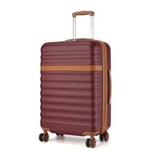PP Hardshell Luggage 20 24 28 Inch Carry On Cabin Suitcase Expandable TSA Lock 360 Spinner Wheels Lightweight 3 Piece Set Check In Travel Holiday - Burgundy - View 11