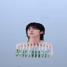 Cor Tis Celebrity Merchandise Acrylic Comb, Long, Ma Ding MARTIN1, Zhao Yufan JAMES, Jin Zhu Xun JUHOON, Yan Chengxuan SEONGHYEON, An Qianhao KEONHO, Portable Cute Anime Merchandise Custom Support Materials DIY Hair Comb