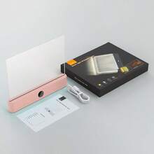 Portable LED Reading Light, Two-In-One Tabletop Book Light With 3 Lighting Modes, Eye-Caring, USB Rechargeable 18650 Battery, Dimmable Touch Control Desk Lamp For Bedroom, Study, Indoor Lighting - Gift, Reading Lamp For Bedroom, Bedroom Night Light, Sleek Cylindrical Design, Adjustable Brightness - 3-tone Lighting - View 10