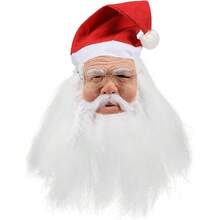 Realistic Mask With Hat & Beard For Christmas Cosplay Costume Latex Face Mask - D - View 5