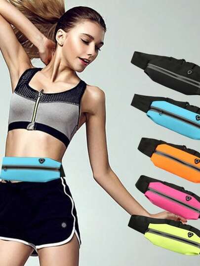 Waterproof Shock-Resistant Waist Bag, Outdoor Running Waist Pack For Phone, Suitable For Running, Cycling, Hiking, Unisex