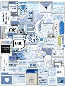 100 piezas/Paquete Conjunto de pegatinas retro Y2K con frases coreanas - Pegatinas de metal lindas para teléfono, adecuadas para decorar estuches de lápices de estudiantes, diarios DIY y manualidades