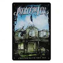 Pierce The Sky Emo Band Vintage Metal Poster - 8x12 Inches - Eerie Haunted House Design Wall Art, Durable Tinplate, Easy To Hang - Ideal For Home, Office, Bar, Or For Man Cave Decor - 彩色 - 查看 6