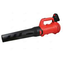Sopladora De Aire Inalambrica 20v Sopladora De Hojas Recargable Para Patio, Jardín, Acera Con 2 Baterías - Rojo - Ver 2