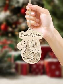 1 pezzo Ornamento natalizio personalizzato a doppio strato con nome, Calza di Natale - Ornamento natalizio personalizzato con nome 2025, Ornamenti per alberi di Natale, Decorazioni natalizie, Regali di Natale per mamma, papà, animali domestici, amici, regali per donne, amicizia, Ornamento natalizio personalizzato per famiglia