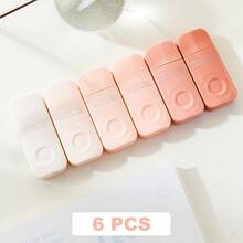 6pcs Beauty Correction Tape, Used To Smooth And Cover Mistakes, Suitable For School Exams And Office Documents