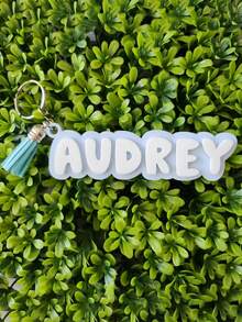 Personalized Floral/Bow Name Tags, Suitable For Backpacks, Luggage, Diaper Bags, Can Customize Name Tags, Teen's Name Keychains, Customized Lunch Box Labels, Schoolbag Labels, Teen's Gifts - Multicolor - View 8