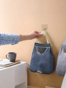 Organisateur de sacs poubelle, support mural en plastique pour sacs, sac de rangement en maille, distributeur de sacs en plastique, décoration de salle d'outils de cuisine, décoration d'Halloween, Halloween, décoration d'automne, décorations de Noël et d'Halloween