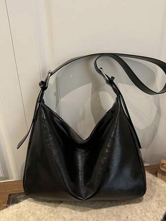 The Newly Launched Fashionable, Versatile And Stylish Solid-Color Single-Shoulder Crossbody Bags And Pu Fashionable Handbags For Women, As Well As Large-Capacity Tote Bags, Are Essential Travel Items