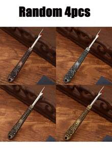 4/1 قطعة - مزيل الخياطة الأنيق، أداة إزالة الغرز، مزيل الخيط، مزيل الخياطة المعدني للخياطة اليدوية والتريكو والأعمال اليدوية - قاطعات الخيط السهلة - متعدد الألوان - مشاهدة 9