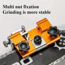 1 Portable Hand-Cranked Chainsaw Sharpener, Quick Chainsaw Sharpening Tool, Portable Chainsaw Sharpening Set, Suitable For Sharpening Accessories Of Various Chainsaws - Multicolor - View 6