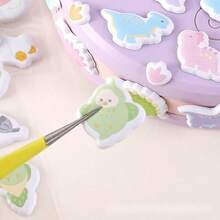 3D Cute Cartoon Stickers, 3D Adorable Japanese Style Bubble Stickers, Embossed Creative Diary Stickers, Diamond Gem Crystal Children's Handmade Decorative Stickers, Christmas/Thanksgiving Holiday Birthday Gift For Kids