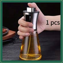 Stainless Steel Glass Oil Sprayer Of Large Capacity Great For Kitchen BBQ Outdoor Oil Gifting - 1個 - 查看 1