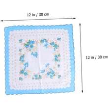 LIFKOME Toalla De Algodn Pauelo Pequeo Diseo Floral Para Hogar y Viaje - inicial - Ver 8