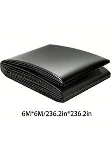 Heavy Duty Pond Liner - High Density Polyethylene (HDPE) Waterproof Sheet, Suitable For Koi Ponds, Garden Pools, Fish Tanks - UV Resistant, Chemical & Plant Resistant, Black Liner (Compatible With Soil/Gravel), Pond Liner