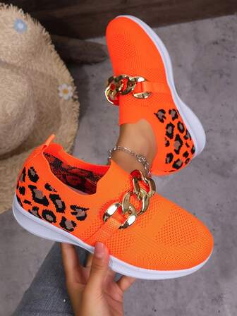 Damskor med andningsbar mesh, trendiga, bekväma löparskor för utomhusbruk