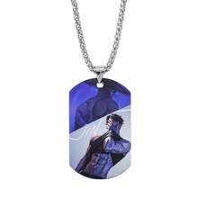 1pc Metal Craft, Alloy Necklace, Time Gem Heart Shaped Pendant Necklace, Colorful Heart Pendant - Multicolor - View 12