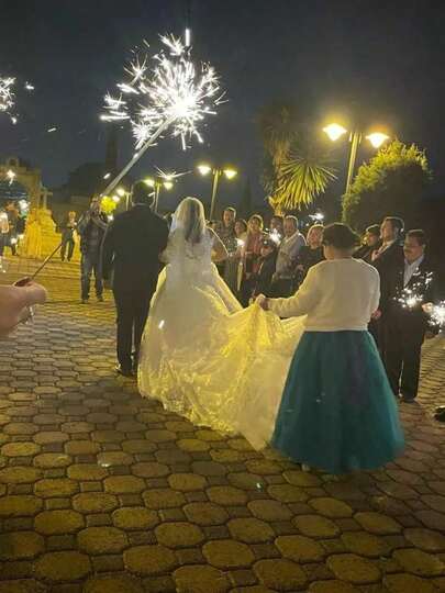 50 Luces de Bengala de 45 cm - 1 minuto y medio de duración.Hechas a mano.