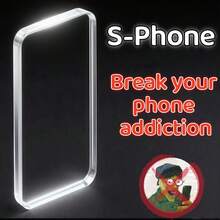 Modelo de teléfono transparente de acrílico S-Phone, regalo creativo no electrónico para superar la adicción al teléfono inteligente - Multicolor - Ver 2