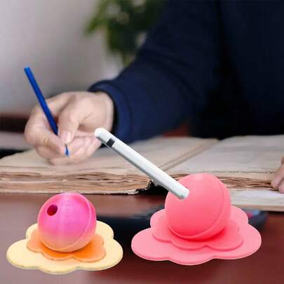 1pc Creative Melting Lollipop Apple Pencil Holder - Cute Desk Organizer With Playful Design, Portable Storage Compatible With Apple Pencil, Touchscreen Pen, And Accessories, Gift For Office Or Home Workspace, Cute Pencil Holder