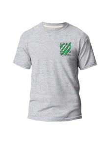 Camiseta Masculina Urso Streetwear 100% Algodão Casual Malha Premium - Cinza - Visão 5