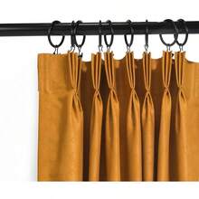 30 Pack Shower Curtain Rings Drapery Curtain Clips Strong Metal Decorative Drapery Window Curtain Ring With Cli...