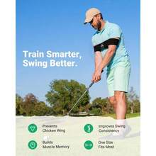Swing Training Aid U2013 Swing Correcting Arm Band U2013 Swing Trainer Muscle Connection U2013 Trainer Right Left - Handed Players - ban đầu - Xem 4