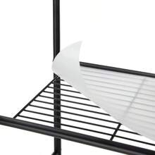Over-The-Toilet 3-Shelf Bathroom Storage Unit - Black Steel - màu đen - Xem 6