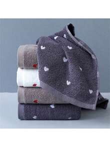 1pc Soft And Absorbent Cotton Hand Towel For Bathroom And Kitchen Use