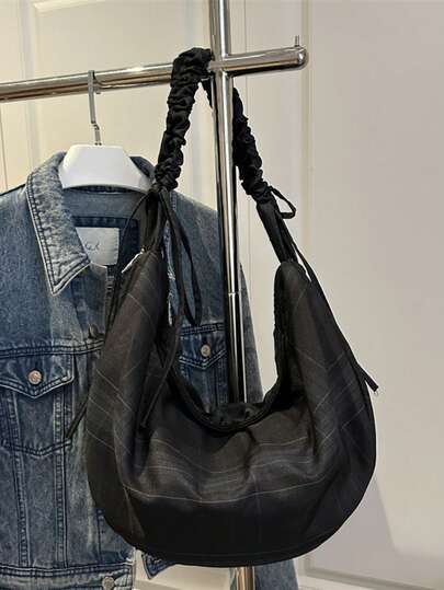 حقيبة كتف نسائية ذات سعة كبيرة، حقيبة يد موضة